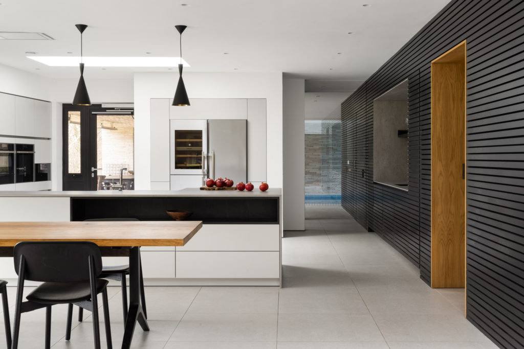 Contemporary Bespoke Kitchen | wood detailing| The Myers Touch