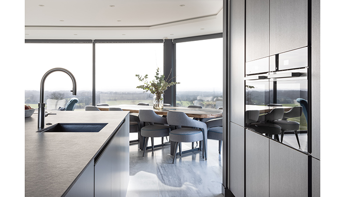 open-plan kitchen living space