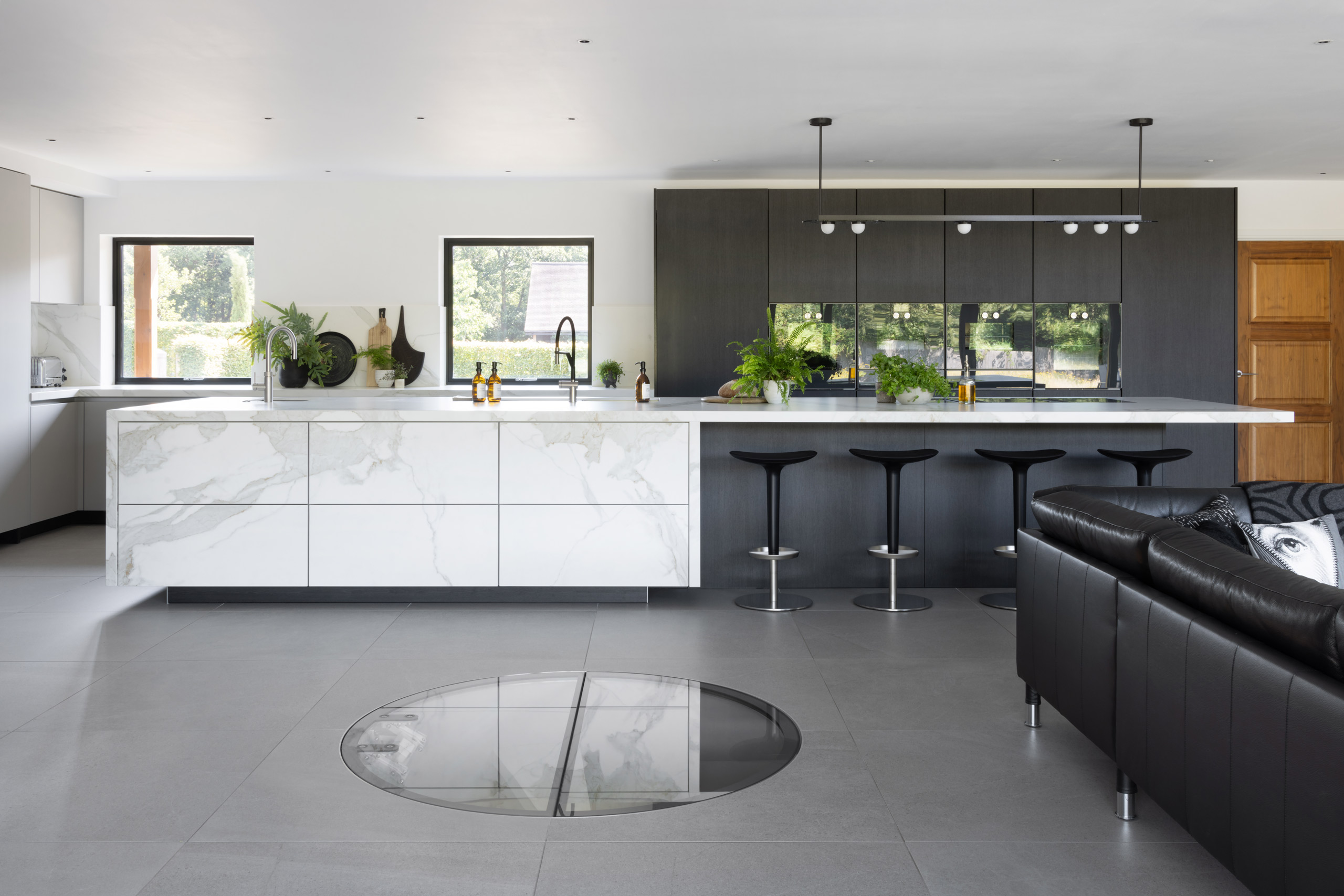 Function and Flow Kitchen Island with Wine cellar | The Myers Touch