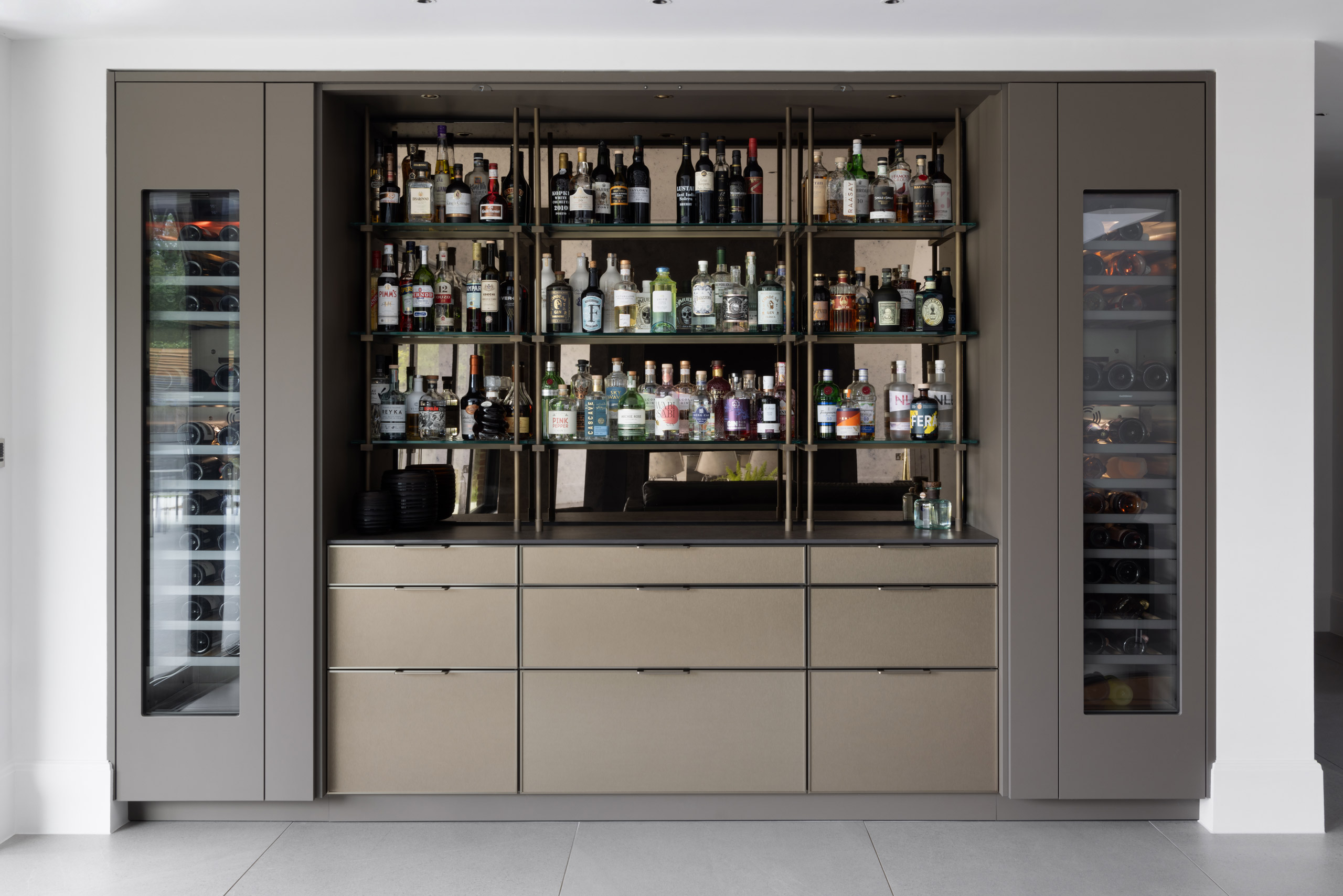 Function and Flow kitchen Bar with Doors open | The Myers Touch