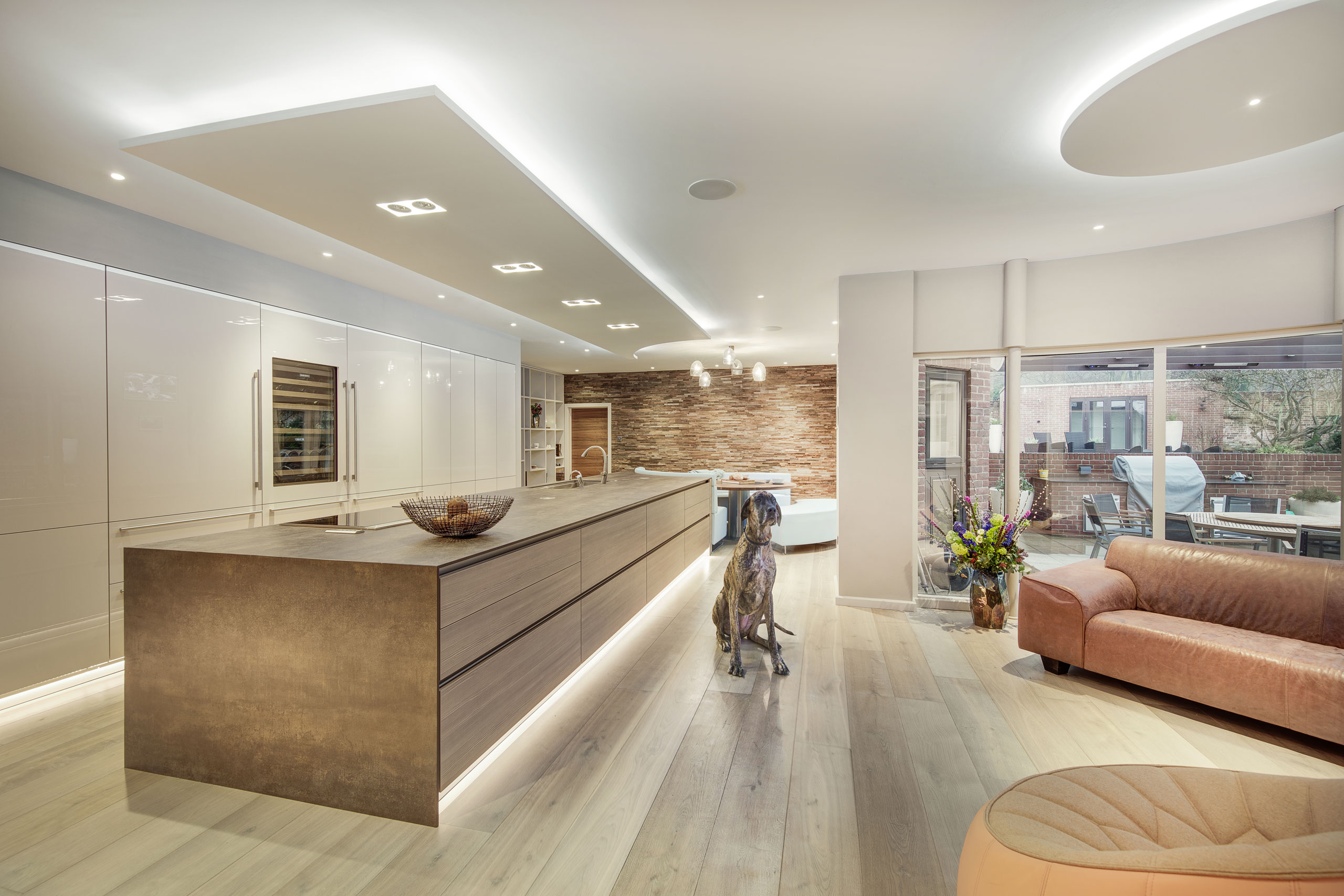 Luxury Kitchen with dog | The Myers Touch