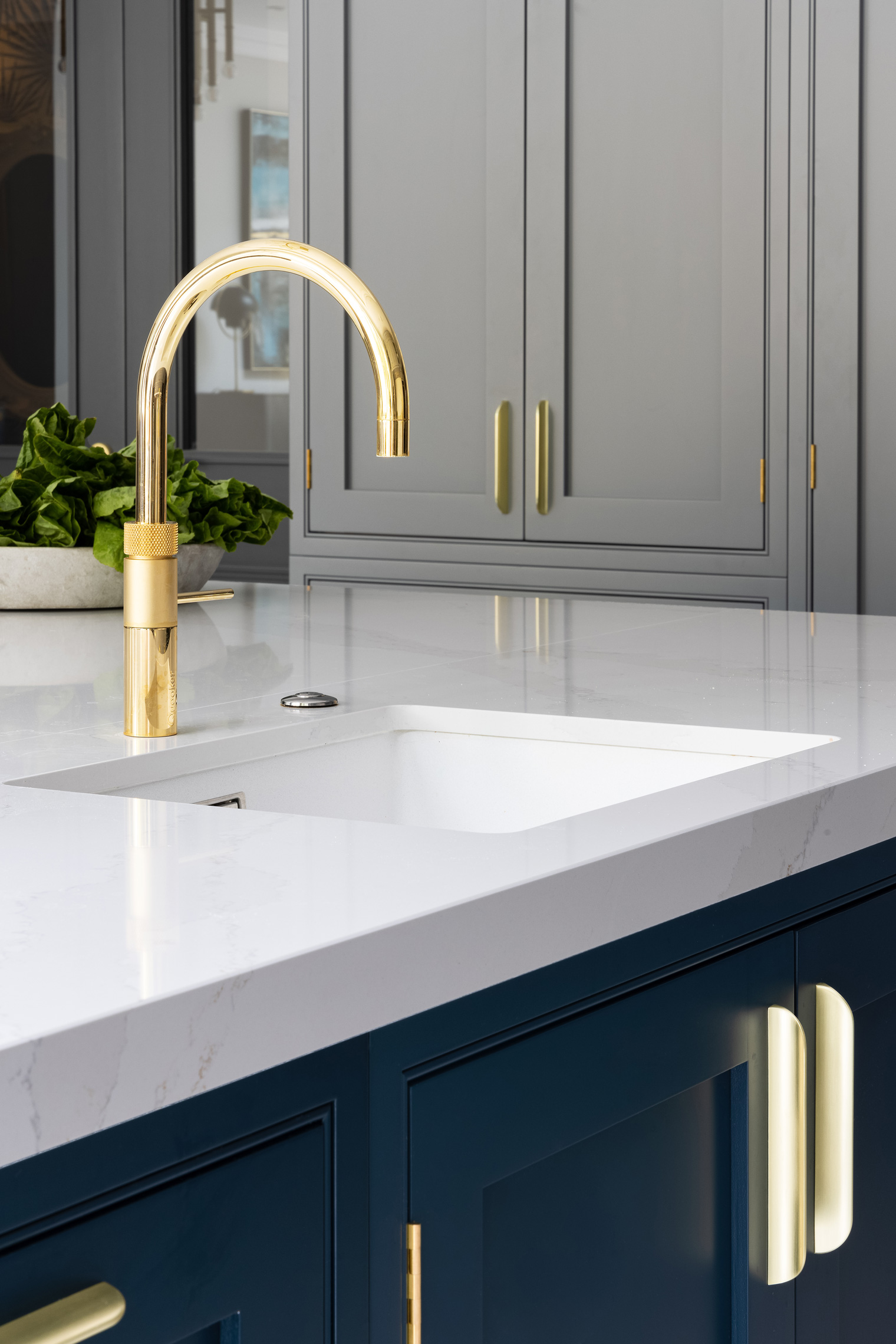 Gold Fusion Round Quooker Tap | The Myers Touch